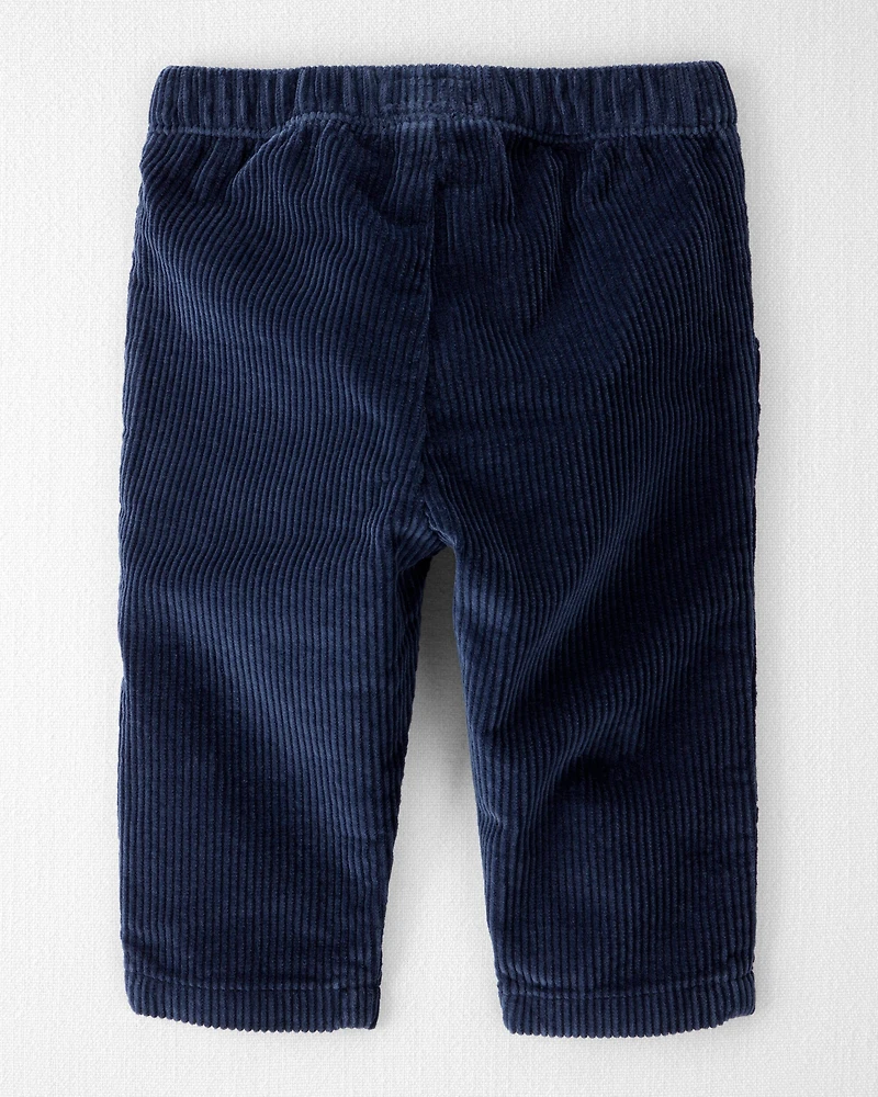 Baby Organic Cotton Corduroy Drawstring Pants