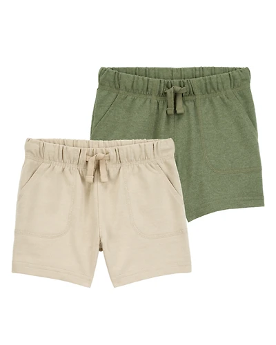Toddler 2-Pack Pull-On French Terry Shorts