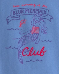 Baby Girl Mermaid Top - Blue