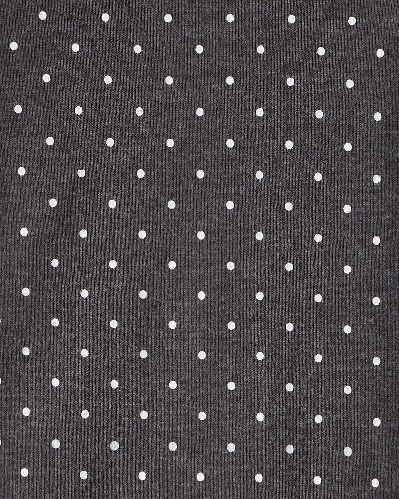 Baby Girl 4-Pack Sheep Print Long-Sleeve Multipack Bodysuits - Black/White