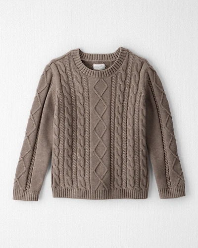 Organic Cotton Cable Knit Sweater