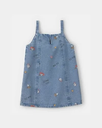 Baby Girl Pixar© Toy Story Chambray Dress - Medium Wash