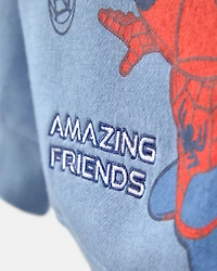 Toddler Boy 2-Piece ©Marvel Spider-Man Fleece Pullover Sweatshirt & Joggers Set - Blue