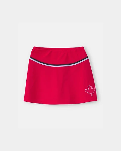 Girls Umbro Canada Active Skort - Red