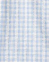 Boys Seersucker Button-Front Shirt Made with Organic Cotton