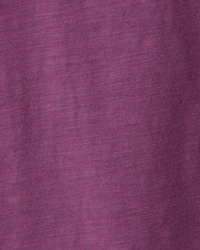 Kid 2-Piece Floral Tee & Jumpsuit Set - Purple/Pink