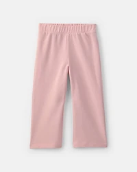 Toddler Girl 3-Piece Cat French Terry Long-Sleeve Layering Set - Pink/White
