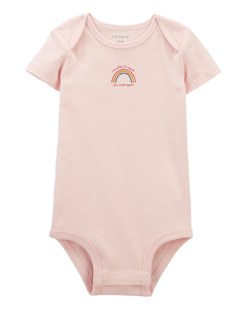 Baby Girl Preemie Rainbow Bodysuit