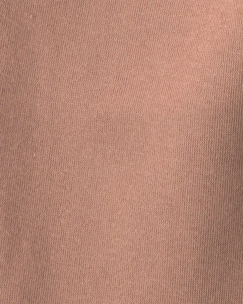 Toddler Boy Fleece Joggers - Brown