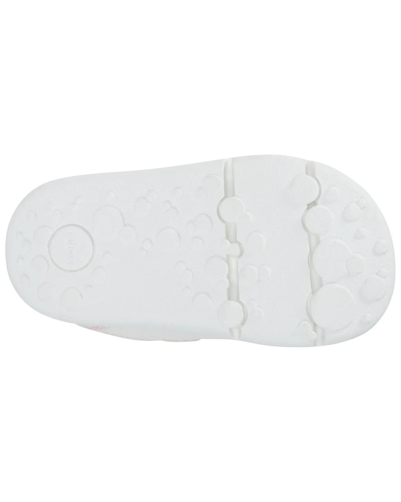 Every Step® First Walker  Flower Casual Sneakers - White