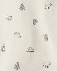 Baby Boy 3-Piece Vest, Bodysuit & Pant Set - Ivory/Grey