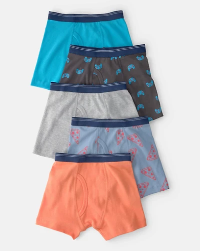 Boys 5-Pack Boxer Brief Underwear