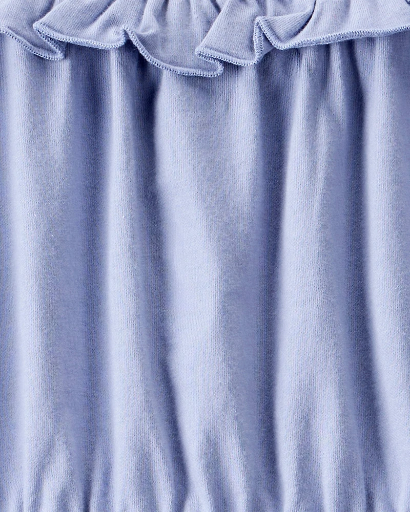 Girls Long-Sleeve Top - Blue