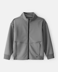 Boys Zip-Up Jacket - Grey