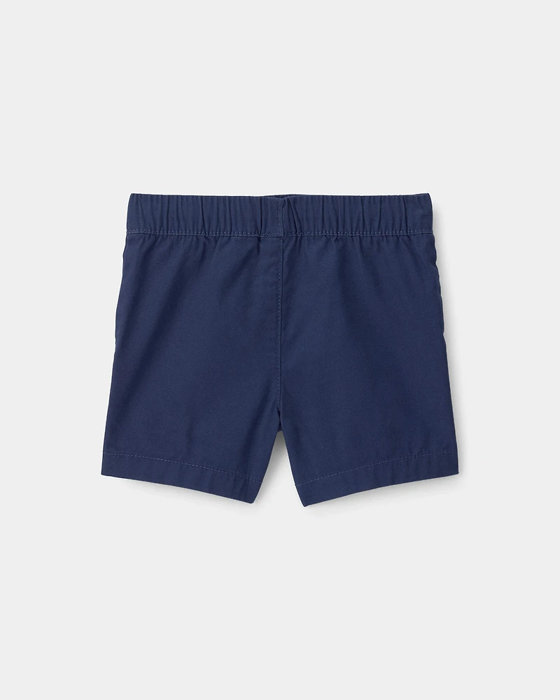 Baby Boy 4-Pack Canvas Shorts