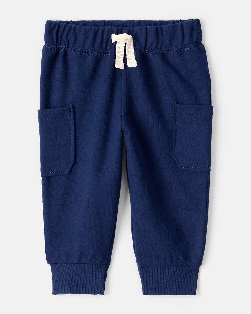 Baby Boy 2-Piece Sports Long-Sleeve Bodysuit & Pant Set - Grey