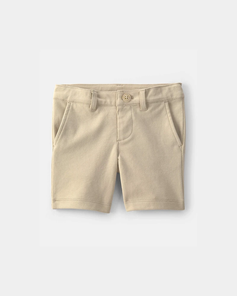 Toddler Girl -Pack Uniform Ponte Knit Shorts