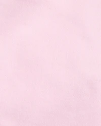 Baby Woven Embroidered Hem Pants - Pink