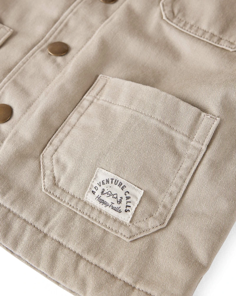 Toddler Organic Cotton Twill Barn Jacket
