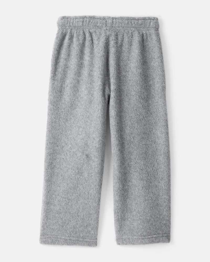 Toddler Boy Fleece Pants - Grey