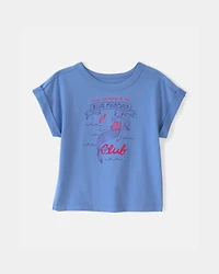 Toddler Girl Mermaid Top - Blue