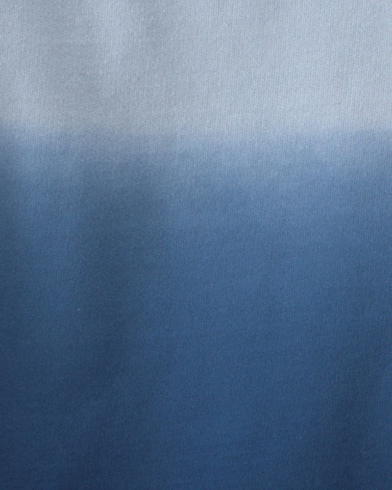 Toddler Boy Ombre French Terry Pullover Sweatshirt - Blue