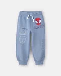 Toddler Boy 2-Piece ©Marvel Spider-Man Fleece Pullover Sweatshirt & Joggers Set - Blue