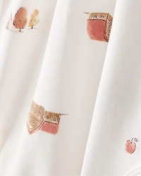 Baby Barn Print PurelySoft Long-Sleeve Multipack Bodysuits - Brown/White