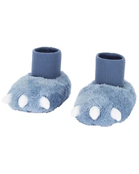 Baby Dinosaur Soft Slippers - Blue