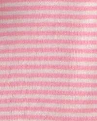 Toddler Girl Ice Cream 100% Cotton Short-Sleeve Snug Fit 4-Piece Pajama Set - Pink/Ivory