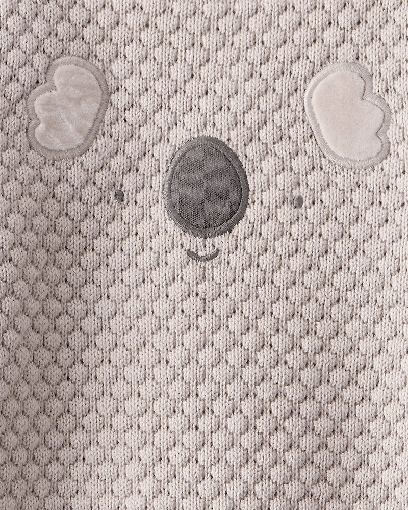 Baby Boy Koala Cotton Long-Sleeve Sweater & Pant Set - Brown