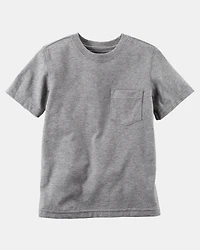 Baby Solid Short-Sleeve Pocket Tee