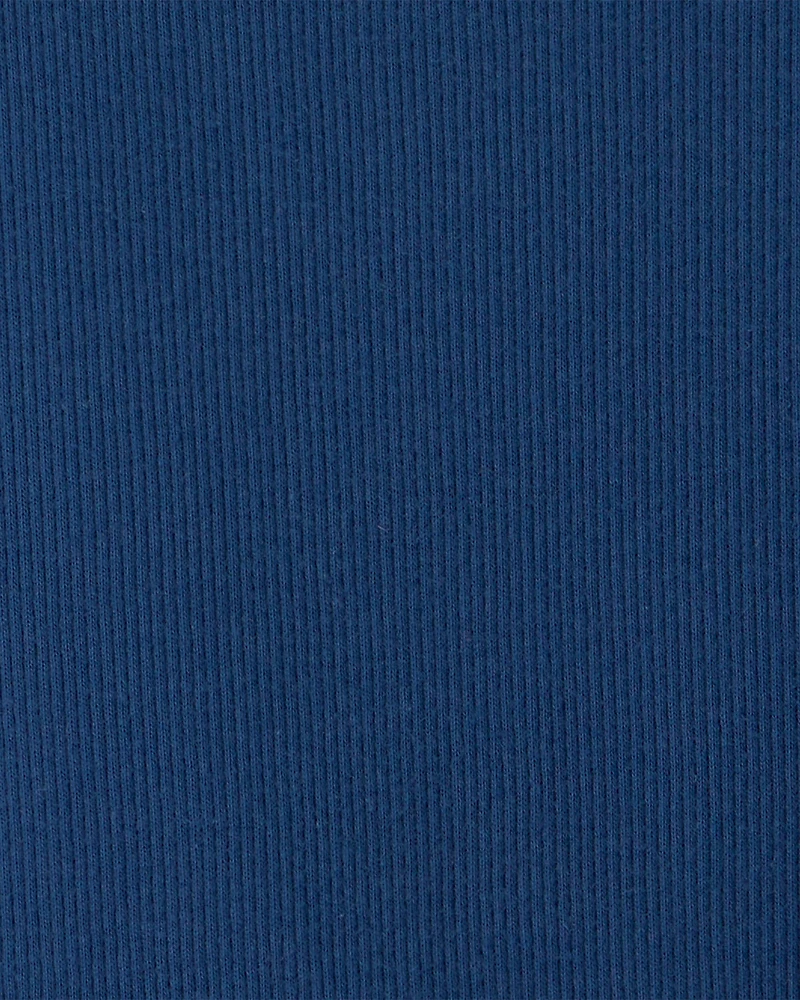 Girls Rib Top - Blue