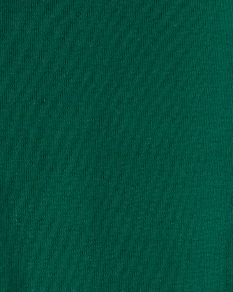 Toddler Snowman Fair Isle Cotton Long-Sleeve Snug Fit 2-Piece Pajamas - Green/White