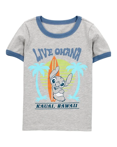 Toddler Disney© Lilo & Stitch Short-Sleeve Graphic Tee - Grey