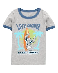 Toddler Disney© Lilo & Stitch Short-Sleeve Graphic Tee - Grey