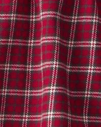 Baby Girl 3-Piece Plaid Print Tee, Skirt & Tight Set - Red