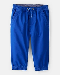 Baby Boy Lined Joggers - Blue