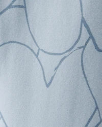 Toddler Girl Cotton Heart Stretch Leggings - Blue