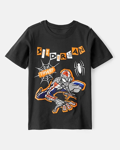 Boys ©Marvel Spider-Man Halloween Short-Sleeve Graphic Tee - Black