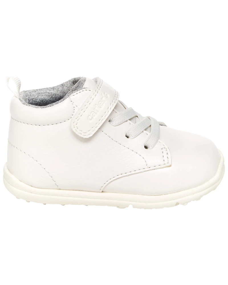 Every Step® First Walker High-Top Sneakers - White