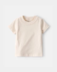 Baby 2-Piece Stripe Overall Set - Khaki