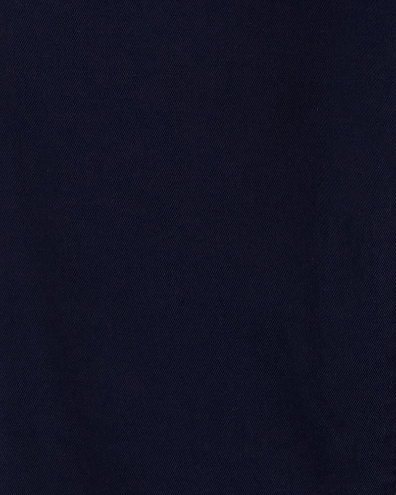 Kid Slim Tapered Chino Uniform Pants - Navy