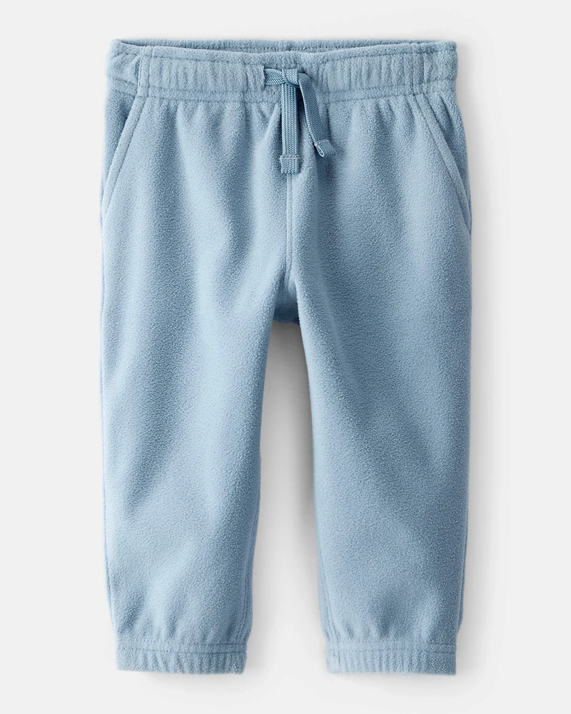 Baby Boy Fleece Joggers - Blue