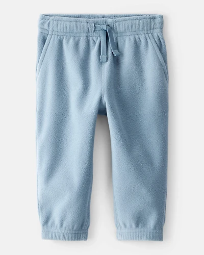 Baby Boy Fleece Joggers - Blue
