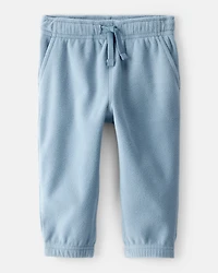 Baby Boy Fleece Joggers - Blue