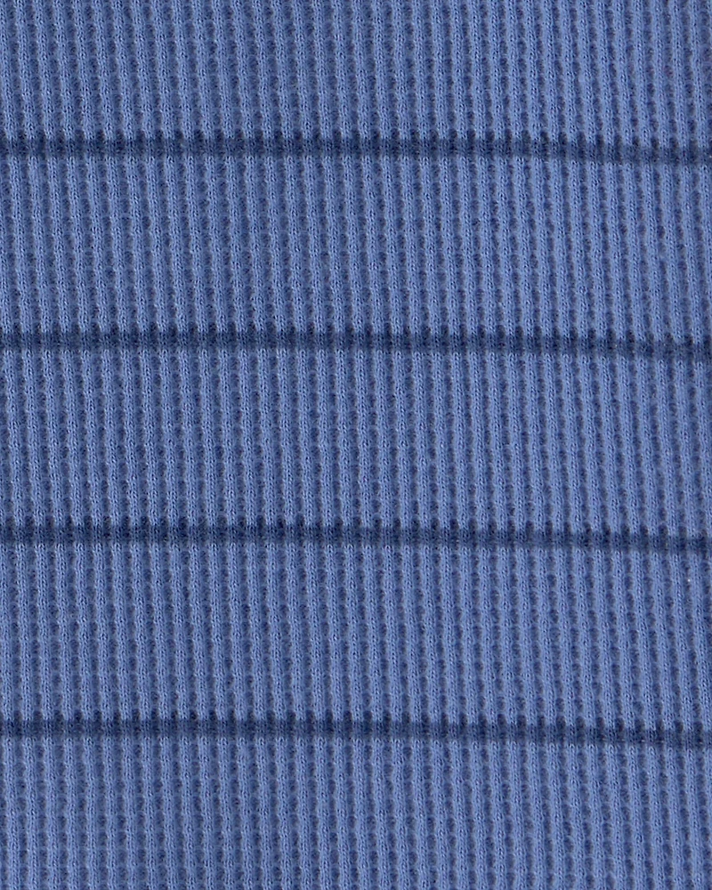 Baby Boy 3-Piece Shark Striped Outfit Set - Blue/White