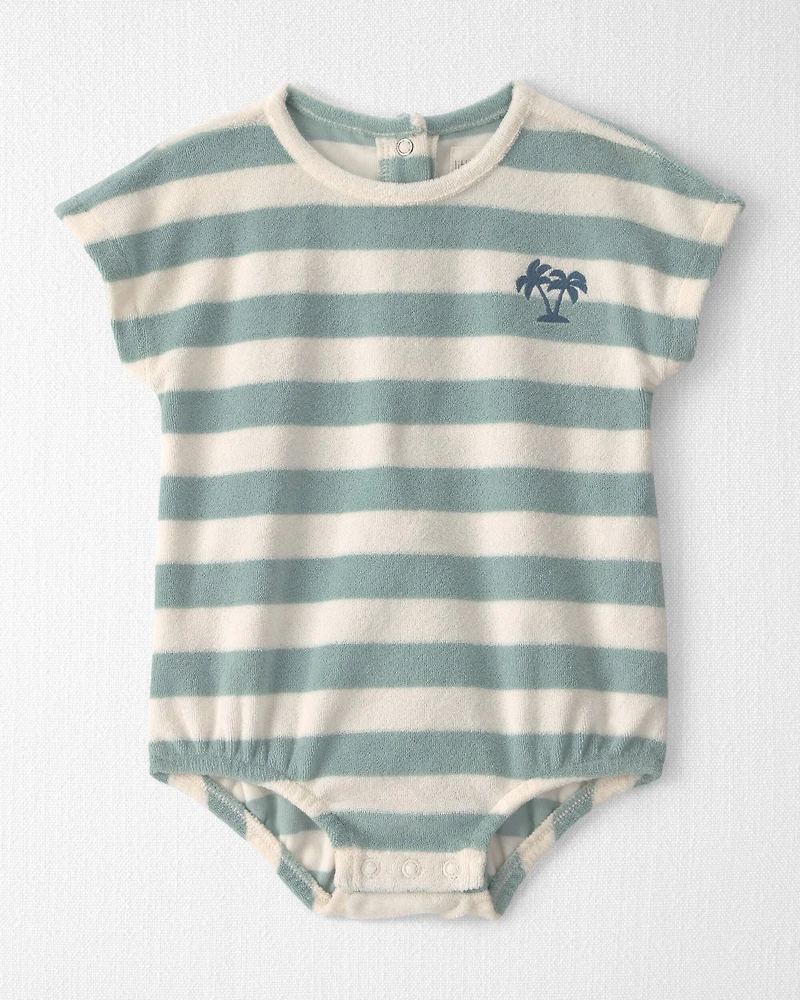 Baby Terry Bubble Made with Organic Cotton in Stripes