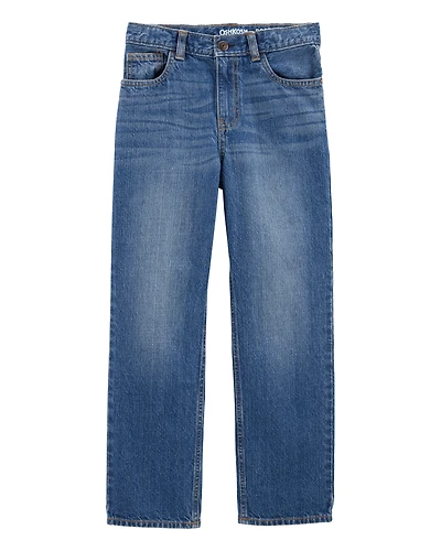 Boys Medium Wash BootCut Jeans