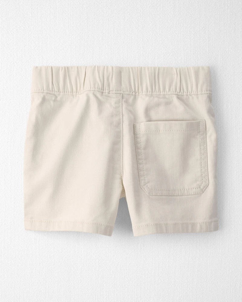 Toddler Boy Organic Cotton Twill Shorts